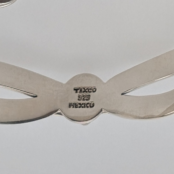 Vintage Sterling Silver Taxco Cuff - Picture 9 of 10